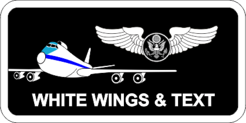 NAOC  Black Name Tag