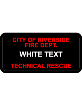 Image for Riverside Fire Dept Name Tag