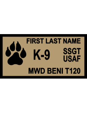 Image for Air Force K-9 OCP Name Tag