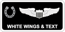 Image for 8 AS Horseshoe Name Tag