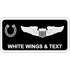 Image for 8 AS Horseshoe Name Tag