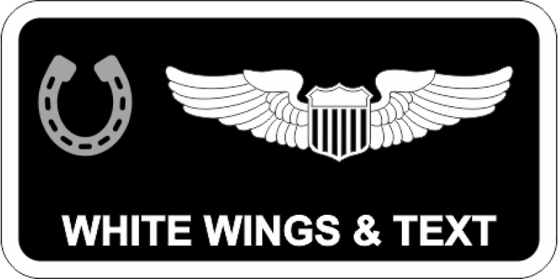 8 AS Horseshoe Name Tag