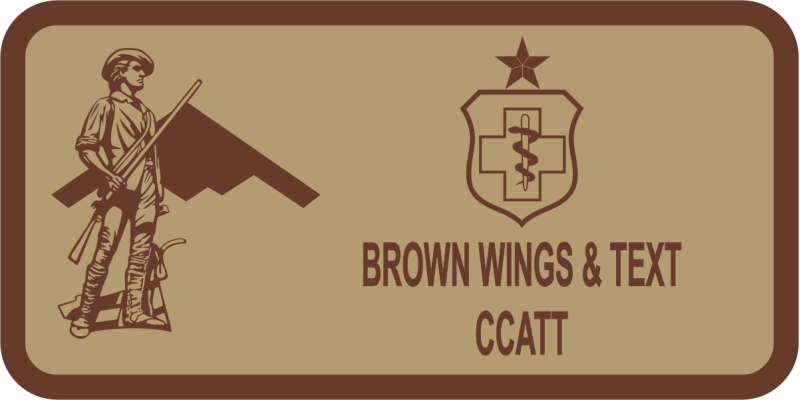 131 MDG Desert Name Tag 