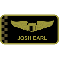 Image for 89 AS Black OCP Name Tag