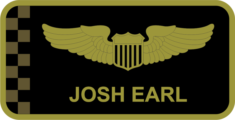 89 AS Black OCP Name Tag