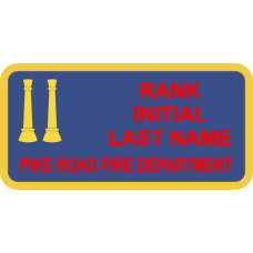 Image for Pike Road Fire Dept CAPT Name Tag
