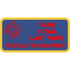 Image for Pike Road Fire Dept Firefighter Name Tag