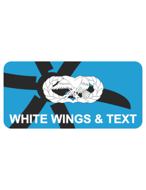 Image for 86 AMXS Blue Name Tag