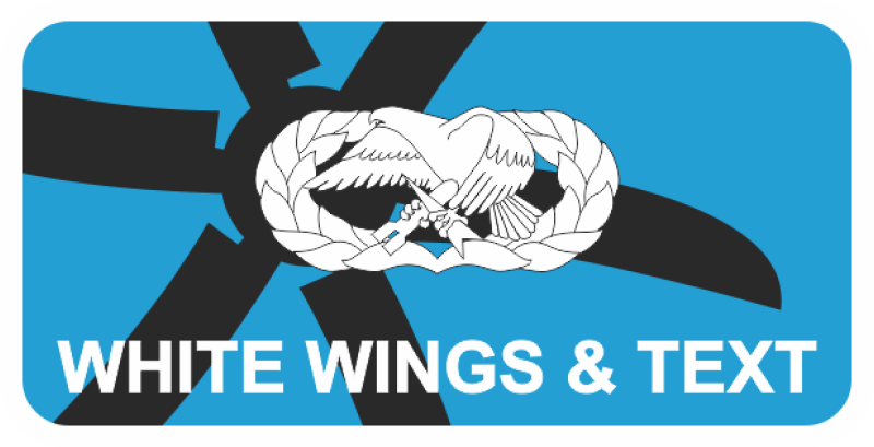 86 AMXS Blue Name Tag