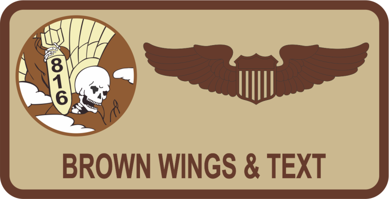 816 Desert Name Tag