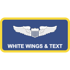 Image for AF Standard Navy Yellow border Name Tag