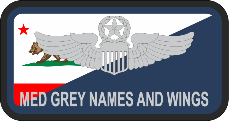 115 AS California ANG Name Tag