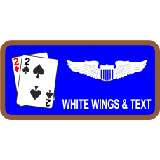 Image for 22 ATKS Blue B/G with Cards Name Tag