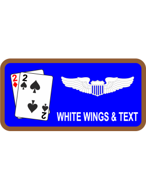 Image for 22 ATKS Blue B/G with Cards Name Tag
