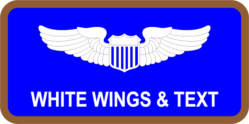 22 ATKS Blue B/G Name Tag