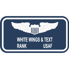 Image for 83 FWS Name Tag Two Lines of Text