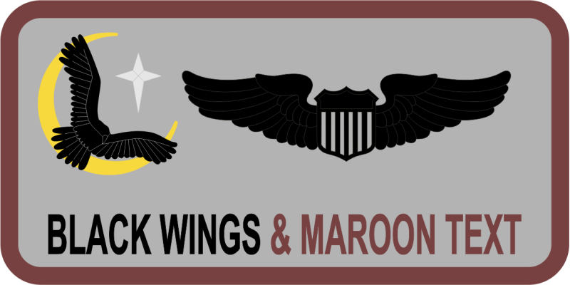 55 RQS M-Th Hawk Name Tag