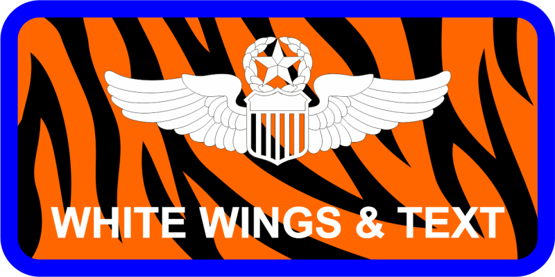  24 FS Tiger Stripe Name Tag 