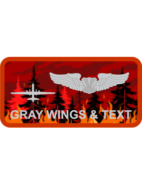 Image for 196 ATKS Forest Fire Name Tag