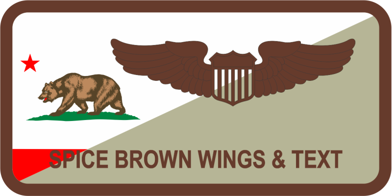 115 AS California ANG Desert/Full Color Name Tag
