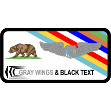 Image for 60 AMW Bear, Multi-Colored Stripes Name Tag