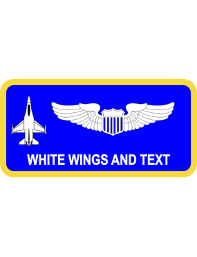 Image for HQ USAFE F-16 Name Tag