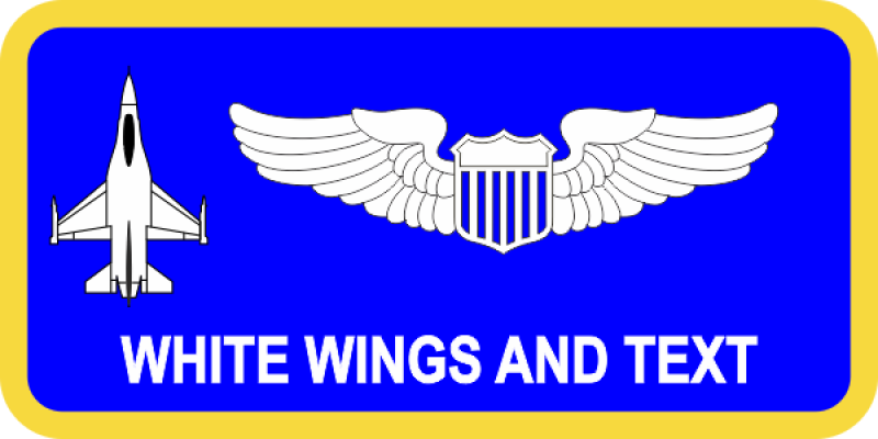 HQ USAFE F-16 Name Tag