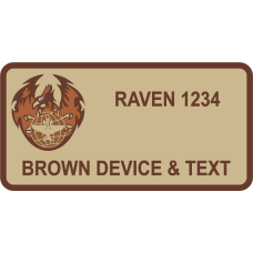 Image for Phoenix Raven Desert Name Tag