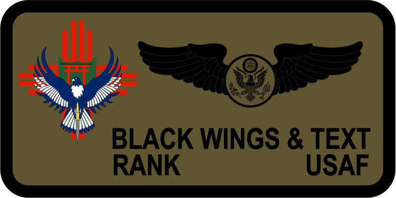 43 IS Eagle Name Tag