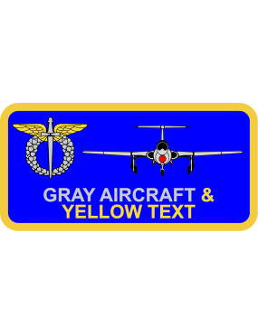 Image for Schwartz Company Front-View L-29 Blue Tag Name Tag