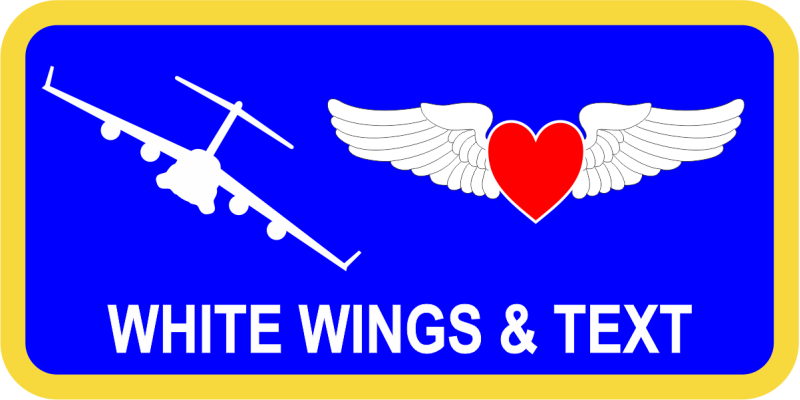 6 AS C-17 Spouses Name Tag