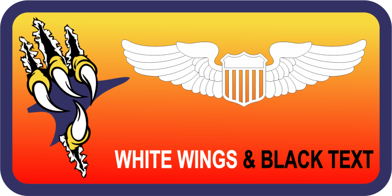 TPS White Claw Name Tag