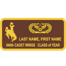 Image for AFROTC Det 940 Cadet Wings Name Tag 2