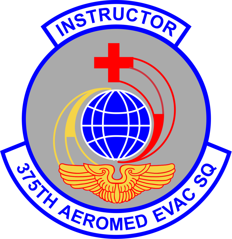 375 AES Instructor Full Color Patch