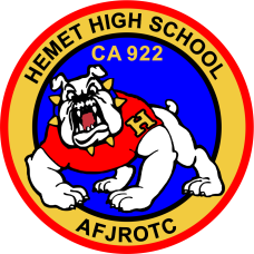 Image for Hemet High CA 922 AFJROTC Full Color Patch