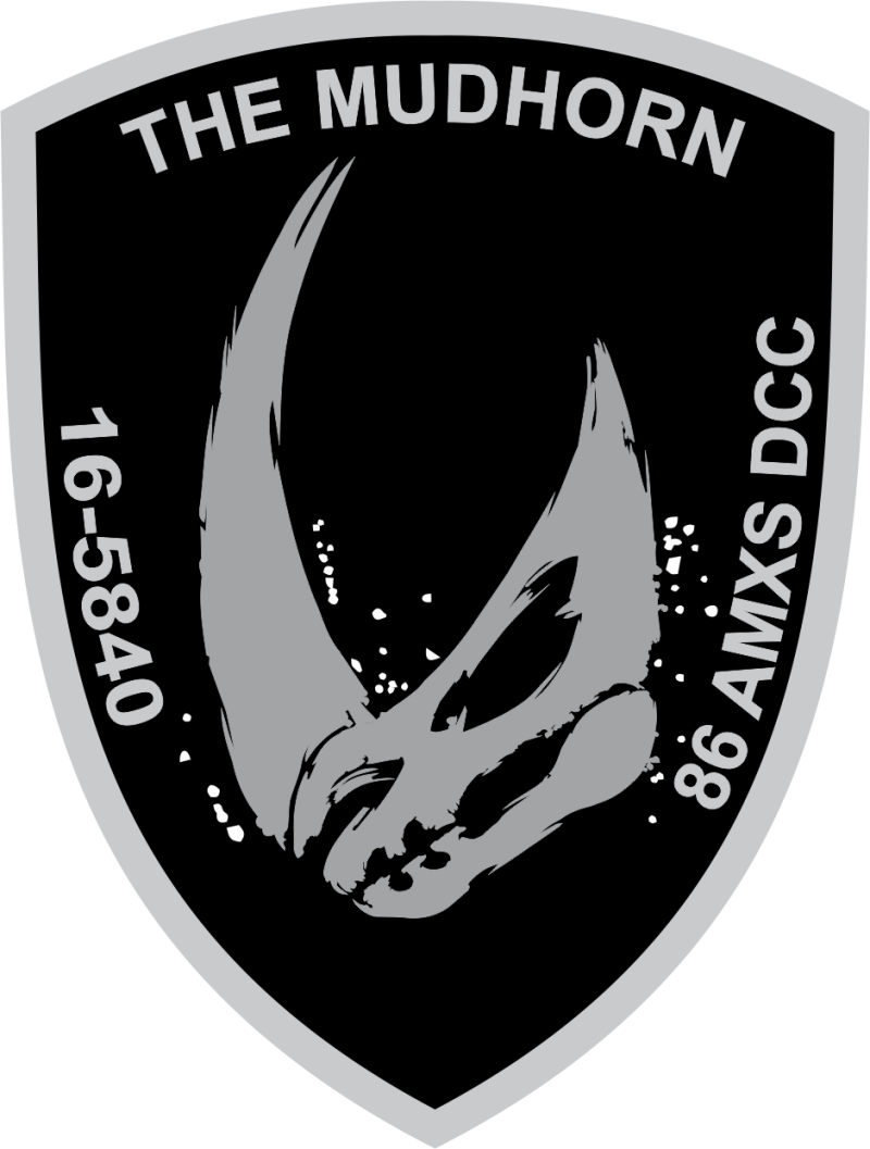 86 AMXS The Mudhorn Black/Gray Patch
