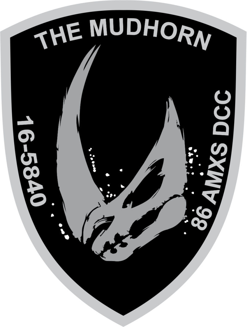 86 AMXS The Mudhorn Black/Gray Patch