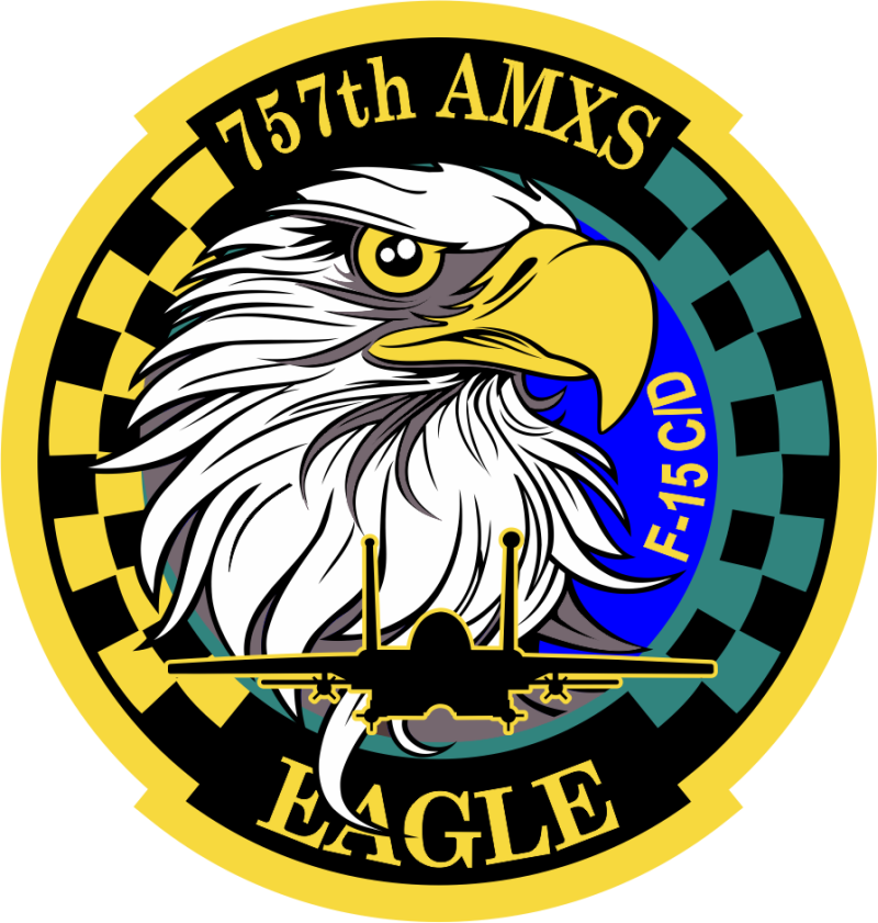 757 AMXS Eagle Full-Color Patch