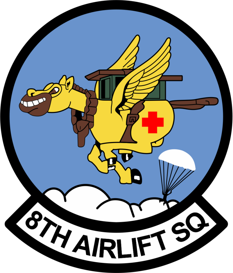 8 AS Full-Color Donkey with Wings Patch