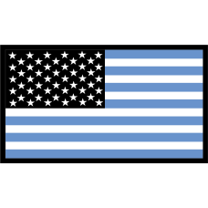 Image for 8 AS American Flag Blue Patch