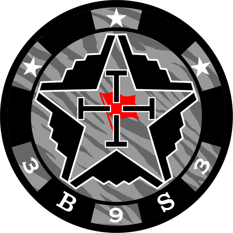 393 BS Red Flag B-2 Patch