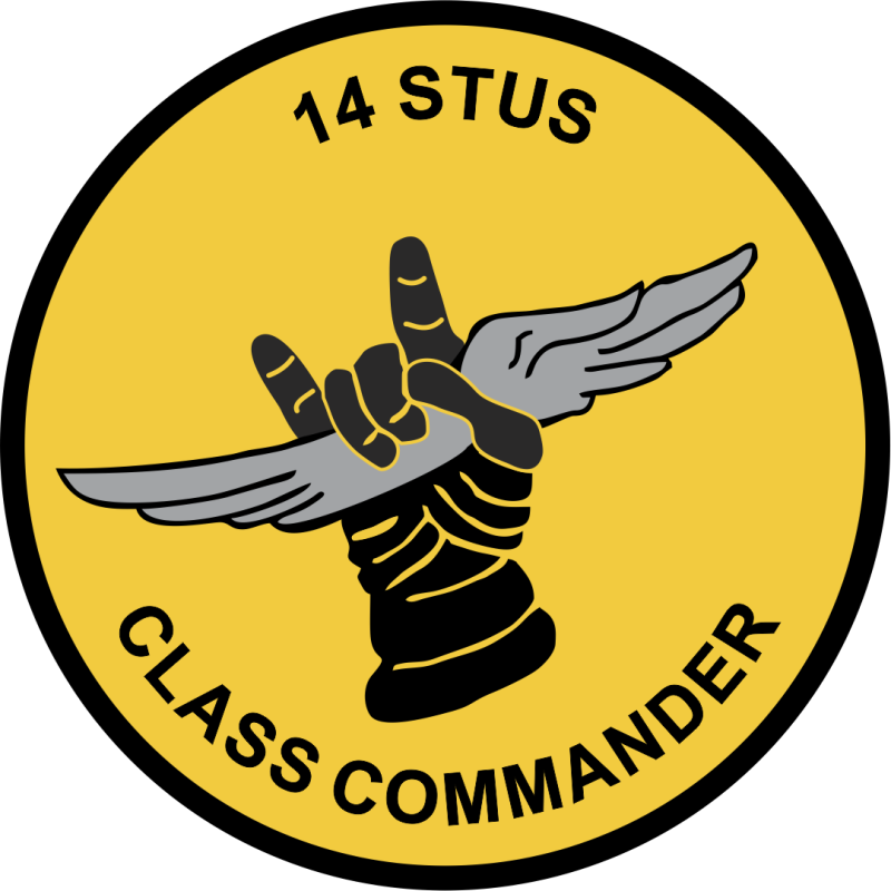 14 STUS Yellow Class Commander Patch