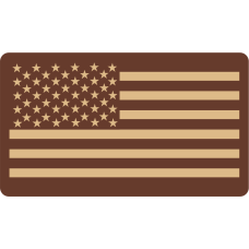 Image for American Flag Desert Patch