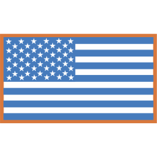 Image for 9 AS American Flag Patch 3.5"