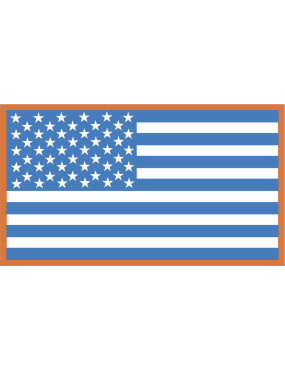 Image for 9 AS American Flag Patch 3.5"