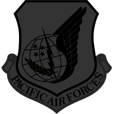 Image for PACAF Black on Black Patch