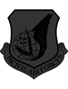 Image for PACAF Black on Black Patch