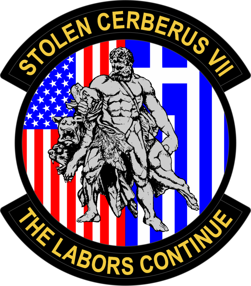 37 AS The Labors Continue Greece Full Color Patch