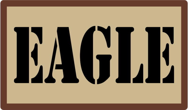 EAGLE Patches 3.5" Desert