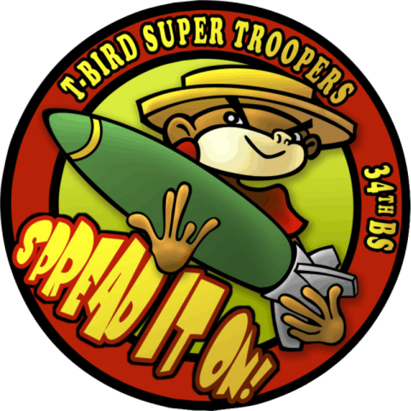 34 BS T-Bird Patch Full Color